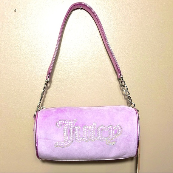 Juicy Couture Small Velour Logo Bag - Picture 2 of 12